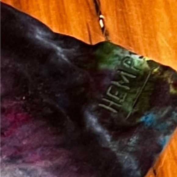 Custom tie dye on Hempsmith w/embroidered logo, Large - Picture 5 of 5